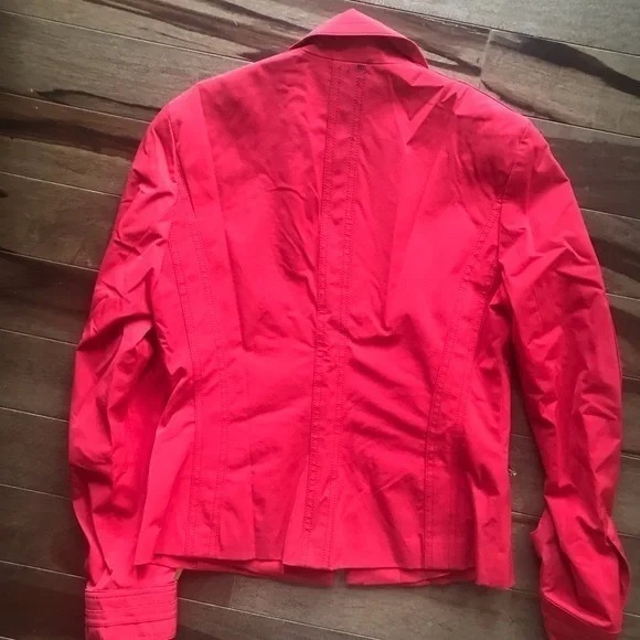 Escada Sport‎ Red Moto Jacket 36 S EUC